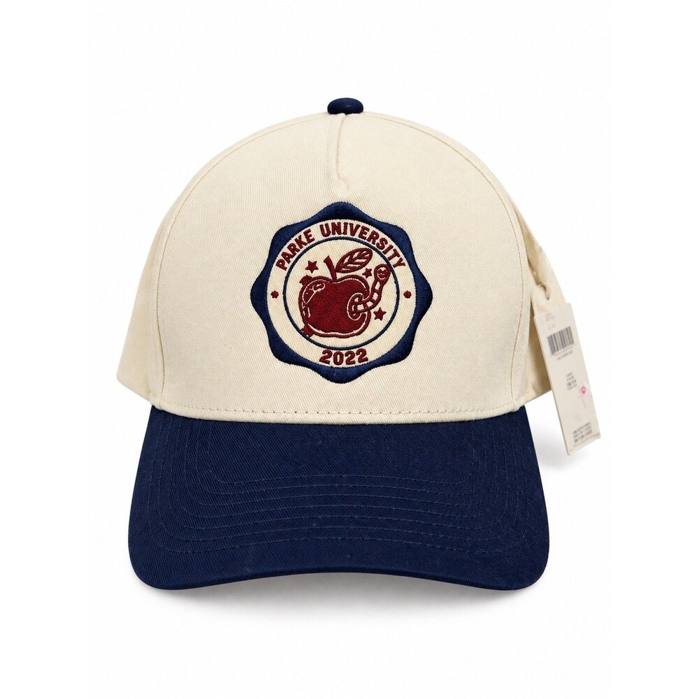Parke Baseball Cap Anthropologie Collegiate University Seal Trucker Hat 2022 NEW